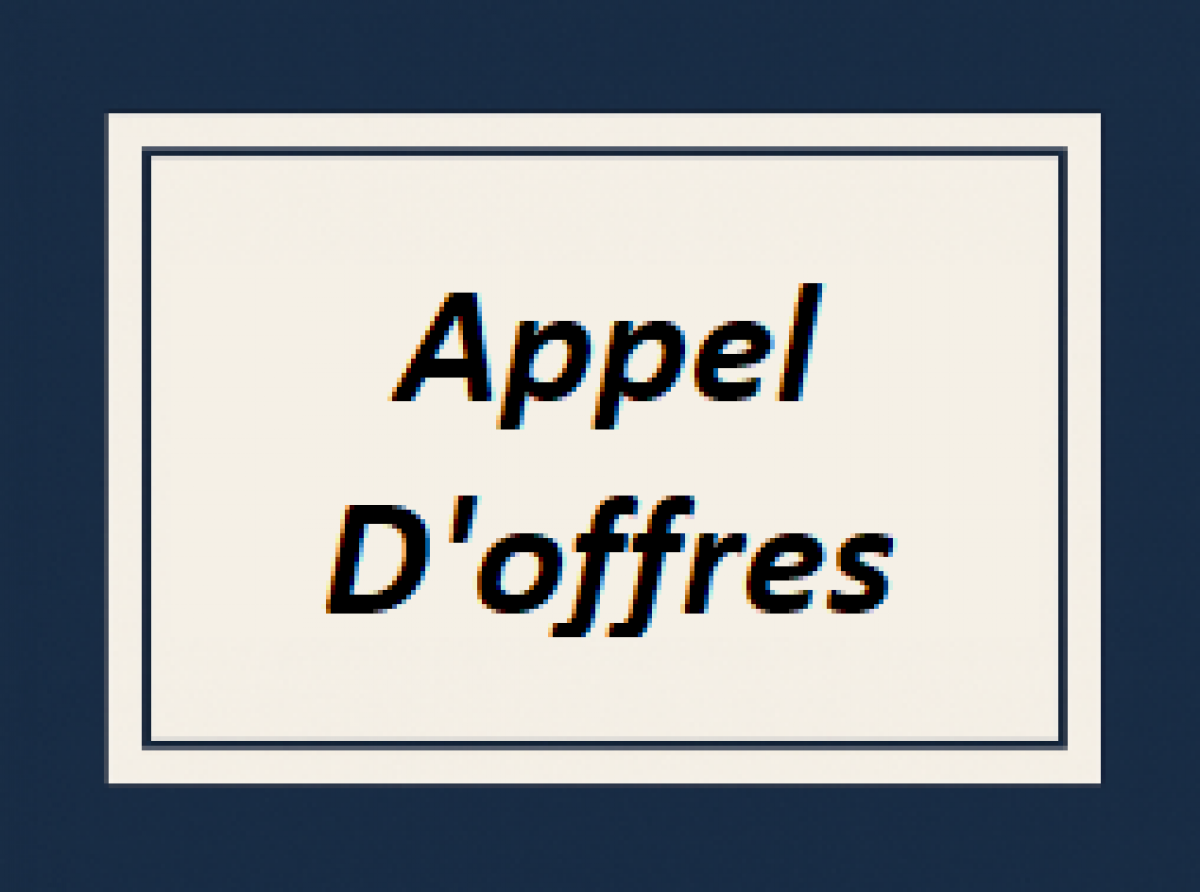 Appel d'offres : Etude pr realisation de 40 labo recherche UO2 Etude de maitrise d'oeuvre